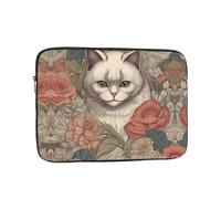 WZYWHJ Close-up of deep Cat's Eye Prints Custodia per laptop portatile antiurto da 13 pollici per uomini e donne viaggi d'affari, scuola, ufficio uso quotidiano