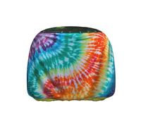 WZYWHJ Colorato tie dye Picture Seat Head Pillow Car Truck General Motors Parts copertura protettiva una confezione
