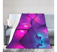 WZYWHJ Coperte 101,6 x 76,2 cm, leggera, resistente e compatta, anti-pieghe, per letto, divano, campeggio, cinema e viaggi con stampe su terreni rotti