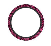 WZYWHJ Coprivolante, protegge e decora la tua auto, facile installazione, adatto per auto, SUV, ATV e camion, stampa zebrata, tigre, leopardo, rosa