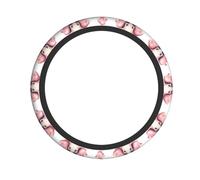 WZYWHJ Coprivolante - Protegge e decora la vostra auto - Facile installazione - Adatto per auto, SUV, ATV e camion, piccolo elefante rosa che fa il bagno stampato