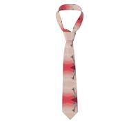 WZYWHJ Cravatta da uomo - Cravatta in seta stampata alla moda per affari, vita quotidiana, lavoro, feste, 57 x 3,2,5 cm, animali che distogliono lo sguardo Stampato