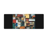 WZYWHJ Cuscinetto di gomma extra grande della tastiera del modello dei frammenti di memoria, anti cuscino addensato della scrivania dell'ufficio