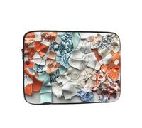 WZYWHJ Custodia per laptop portatile antiurto in ceramica con stampa di frammenti di pixel da 10 pollici, per uomini e donne, viaggi d'affari, scuola, ufficio uso quotidiano