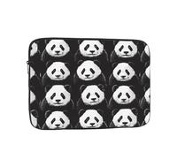 WZYWHJ Custodia portatile antiurto con immagine di panda Pareto per laptop da 10 pollici, per uomini e donne, viaggi d'affari, scuola, ufficio, uso quotidiano