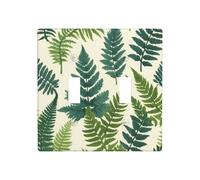 WZYWHJ Enciclopedia delle felci che stampa pannello termoplastico per la copertura dell'interruttore Pannello frontale decorativo della parete che non è facilmente danneggiato