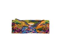 WZYWHJ Fasce colorate dell'arco del bambino di stampa del fiume ed accessori morbidi elastici dei capelli per neonati e ragazze