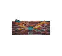 WZYWHJ Fasce colorate dell'arco del bambino di stampa del muro di mattoni ed accessori morbidi elastici dei capelli per i neonati e le ragazze