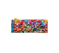 WZYWHJ Fasce colorate dell'arco del bambino di stampa della griglia ed accessori morbidi elastici dei capelli per i neonati e le ragazze