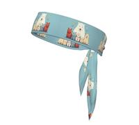 WZYWHJ Fasce per capelli con stampa Animal Friends, fascia sportiva per uomini e donne, fascia per capelli per corsa, allenamento e calcio