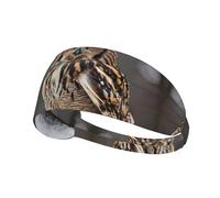 WZYWHJ Fascia morbida e assorbente per allenamento basket rosso, accessorio per capelli ideale per yoga, corsa e altro ancora! Simpatico motivo gufo