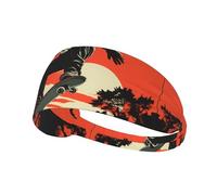 WZYWHJ Fascia morbida e assorbente per allenamento basket rosso, accessorio per capelli ideale per yoga, corsa e altro ancora!