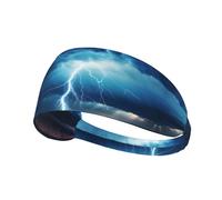 WZYWHJ Fascia morbida e assorbente per allenamento basket rosso, accessorio per capelli ideale per yoga, corsa e altro ancora! Stampa lampo in un lampo