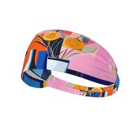 WZYWHJ Fascia morbida e assorbente per allenamento basket rosso, accessorio per capelli ideale per yoga, corsa e molto altro ancora! Dipinti astratti in stile Matisse stampati