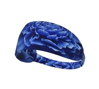 WZYWHJ Fascia morbida e assorbente per allenamento basket rosso, accessorio per capelli ideale per yoga, corsa e altro ancora! Bella stampa peonie
