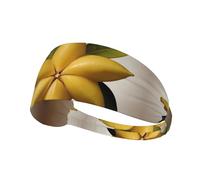 WZYWHJ Fascia morbida e assorbente per allenamento basket rosso, accessorio per capelli ideale per yoga, corsa e molto altro ancora! Star Fruit a cinque punte