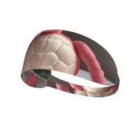 WZYWHJ Fascia morbida e assorbente per allenamento basket rosso, accessorio per capelli ideale per yoga, corsa e altro ancora! Bambola tartaruga rosa stampata