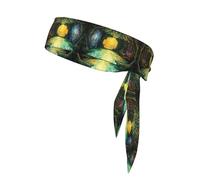 WZYWHJ Fascia per capelli con immagine di caverna, fascia sportiva per uomini e donne, fascia per capelli per corsa, allenamento e calcio