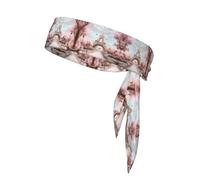 WZYWHJ Fascia per capelli con immagine torre rosa, cravatta sportiva per uomini e donne, fascia per capelli per corsa, allenamento e calcio