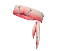WZYWHJ Fascia per capelli con stampa di animali che guardano lontano, fascia sportiva per uomini e donne, fascia per capelli per corsa, allenamento e calcio