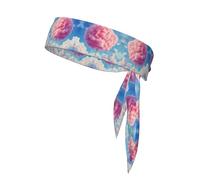 WZYWHJ Fascia per capelli con stampa Marshmallow in The Sky, fascia sportiva per uomini e donne, fascia per capelli per corsa, allenamento e calcio