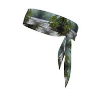 WZYWHJ Fascia per capelli con stampa "Water after Rain", fascia sportiva per uomini e donne, fascia per capelli per corsa, allenamento e calcio