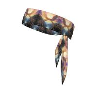 WZYWHJ Fascia per capelli con stampa Wings on The Rainbow Bridge, fascia sportiva per uomini e donne, fascia per capelli per corsa, allenamento e calcio