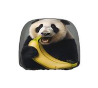 WZYWHJ Federa protettiva per sedile auto, camion, General Motors, con stampa di panda che mangia banana, confezione da 1