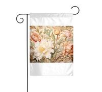 Wzywhj Fioritura di fiori immagine estate giardino bandiera double face decorazione cortile 30,5 x 45,7 cm