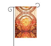 Wzywhj Fioritura girasole stampa estate giardino bandiera double face decorazione cortile 30,5 x 45,7 cm