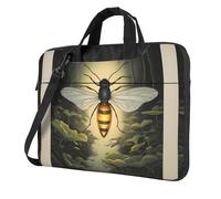 WZYWHJ Firefly Illuminato Stampe Ultra-sottile portatile monospalla borsa per laptop accessori per computer morbido antiurto per laptop, Nero , 13 inch