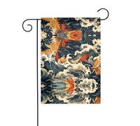 WZYWHJ Fish Leap Dragon Gate - Bandiera decorativa da giardino, 30,5 x 45,7 cm, per un ambiente esterno alla moda
