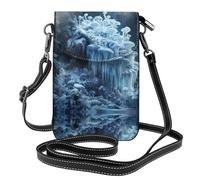 WZYWHJ Frozen Forest Prints Borsa da donna in pelle a tracolla con tracolla regolabile