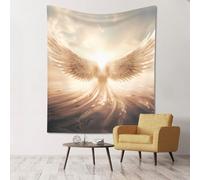 WZYWHJ Gli arazzi con motivo ali d'angelo da appendere alle pareti sono adatti per decorare salotti e camere da letto 152,4 x 129,5 cm