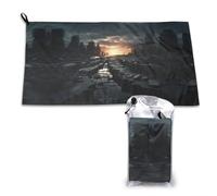 WZYWHJ Gli asciugamani in fibra ultra fine con stampa di cieli scuri per sport, fitness e asciugatura rapida sono adatti per attività in palestra