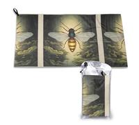 WZYWHJ Gli asciugamani in fibra ultra fine con stampa Firefly illuminati per sport, fitness e asciugatura rapida sono adatti per attività in palestra