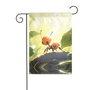 WZYWHJ Graziosa bandiera da giardino con stampa a forma di formica, 30,5 x 45,7 cm, per un ambiente esterno alla moda