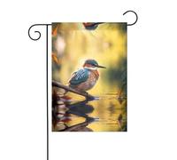 WZYWHJ Graziosa bandiera da giardino con stampa di uccelli lagunari, 30,5 x 45,7 cm, per un ambiente esterno alla moda