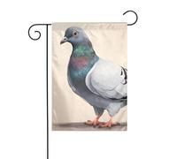 WZYWHJ Graziosa bandiera da giardino con stampa piccione, 30,5 x 45,7 cm, per un ambiente esterno alla moda