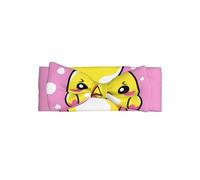 WZYWHJ Graziose fasce per capelli con fiocco per bambini con immagine di pulcino Kawaii e accessori morbidi per capelli per neonati e ragazze