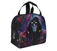 WZYWHJ Hacker Era Prints, borsa per il pranzo, portatile, isolata, portatile, per il pranzo, robusta, facile da piegare
