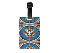 WZYWHJ Holy Spirit Christia - Etichetta per bagagli, leggera, rimovibile, per viaggi, zaini, borse da golf