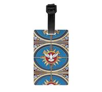 WZYWHJ Holy Spirit Christia - Etichetta per bagagli, leggera, rimovibile, per viaggi, zaini, borse da golf