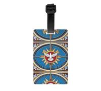 WZYWHJ Holy Spirit Christia Prints, etichette per valigie, etichette per la protezione della privacy da viaggio per uomo e donna