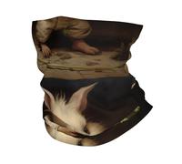 WZYWHJ Il piccolo coniglio tira il ravanello Stampato multifunzionale Sport Foulard fascia, maschera facciale, braccialetto