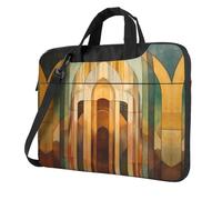 WZYWHJ L'arte della decorazione modello ultra-sottile portatile monospalla accessori per computer portatile morbido antiurto per laptop, Nero , 13 inch