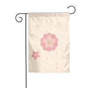 Wzywhj Little Cherry Blossoms Picture Summer Garden Flag Double Face Decorazione Cortile 30,5 x 45,7 cm
