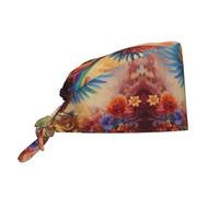 WZYWHJ Little Phoenix on The Rainbow Picture Cleaning Work Hat Sweatband adatto per uomini e donne, cinturino elastico regolabile