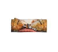 WZYWHJ Little zebra on the boat Fascia per capelli stampata con fiocco e accessori elastici per capelli morbidi per neonati e ragazze