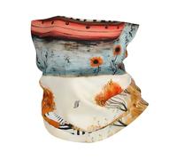 WZYWHJ Little zebra on the boat - Foulard multifunzione per lo sport, con stampa, fascia per il viso, braccialetto